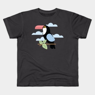 Happy Toucan Bird Kids T-Shirt